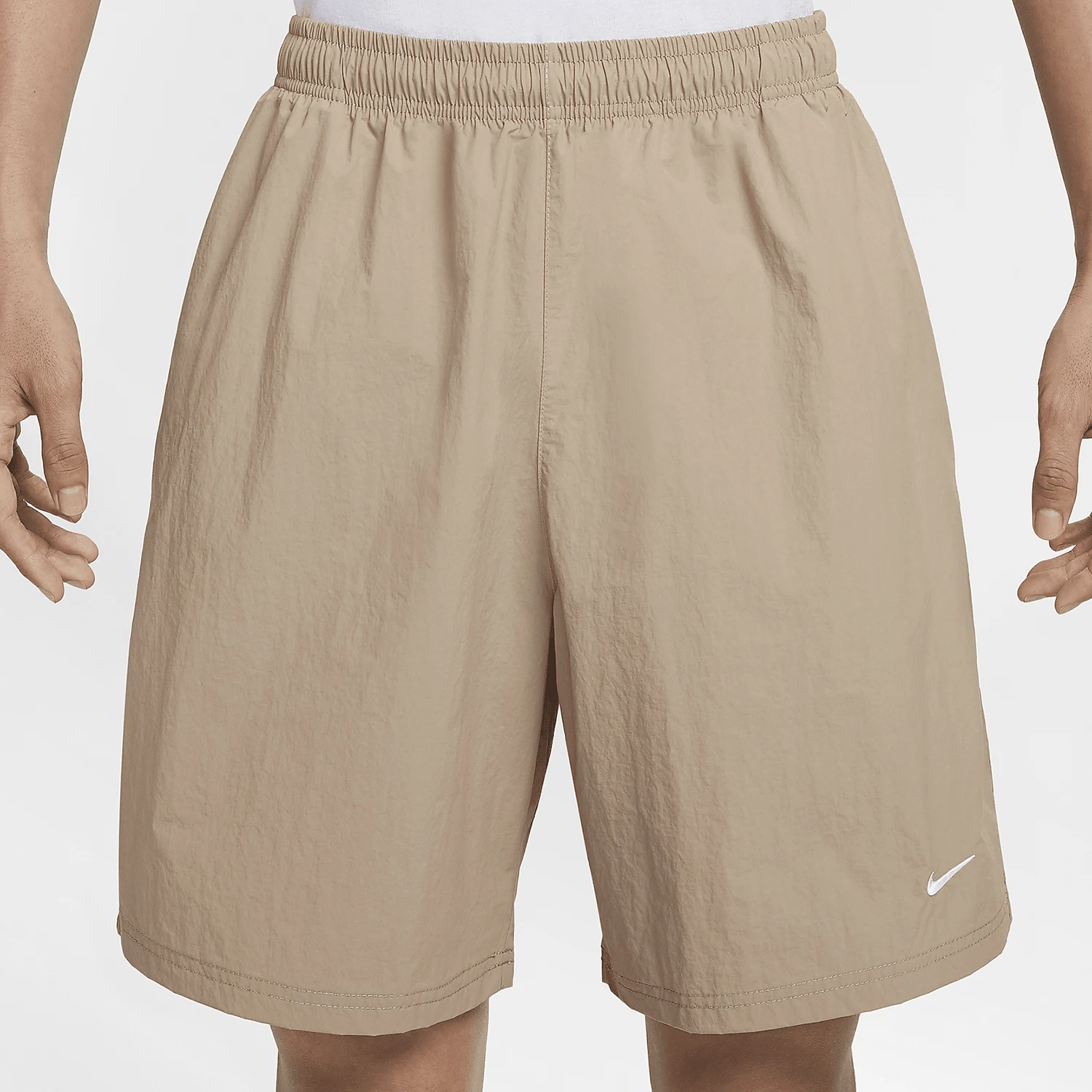Официальные мужские свободные тканые шорты Nike на шнурке Solo Swoosh DX0750-247