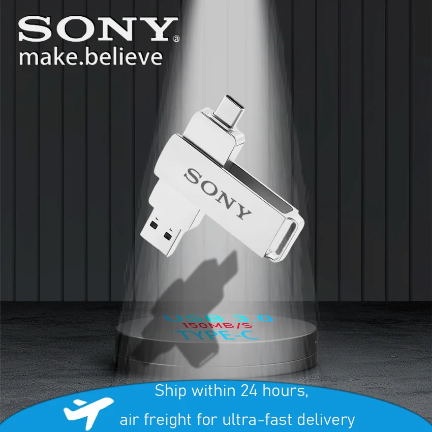 محرك أقراص فلاش SONY USB 3.1 C-Type لهواتف iPhone 15 وHuawei وAndroid - متوفر في خيارات تخزين 1 تيرابايت 2 تيرابايت 4 تيرابايت 8 تيرابايت 16 تيرابايت 32 تيرابايت 64 تيرابايت #1