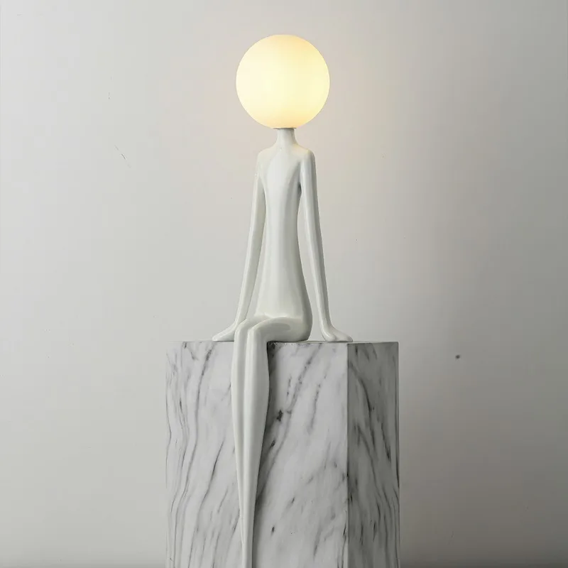 

Hotel Living Room Nordic Marble Designer Art Home Decor Modern Bar Restaurant Bedside Led Desk Table Lamps