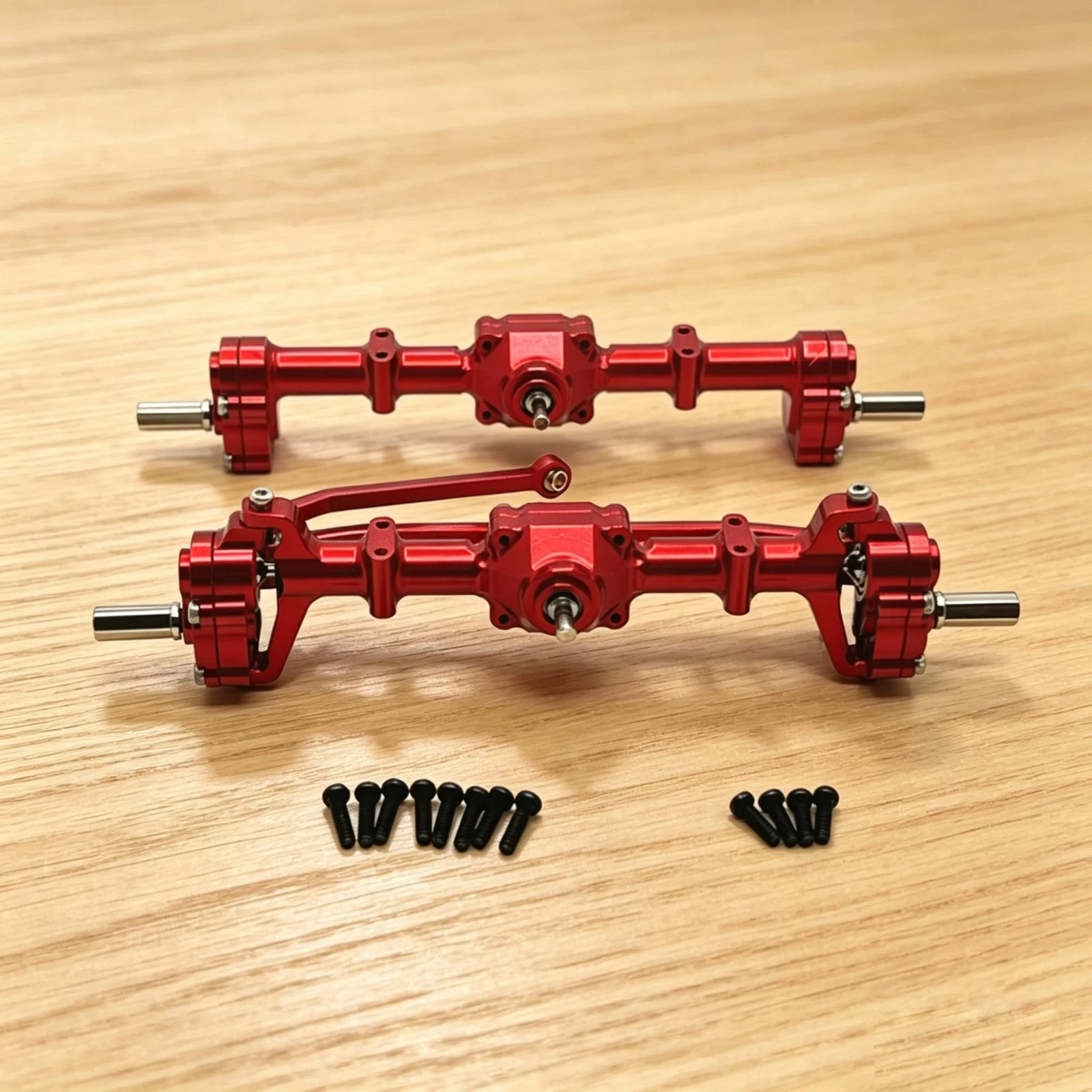 front-and-rear-axles-1-12-scale-complete-axle-assembly-rc-axle-with-gears-aluminum-alloy-cnc-machined-for-hobbyists