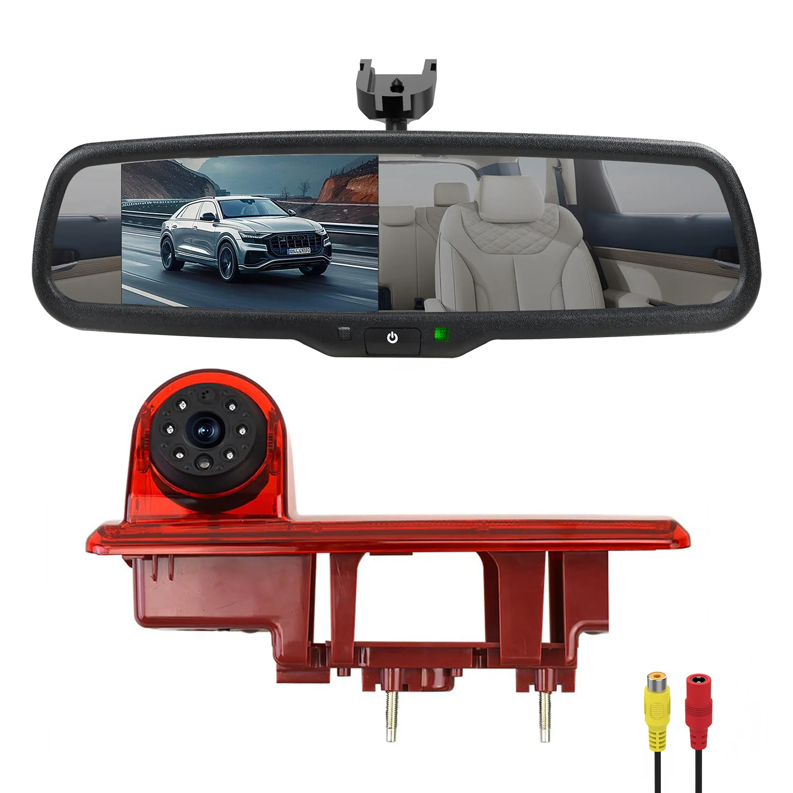 

Brake Light Reverse Camera with 4.3" Monitor Kit for Renault Trafic,Opel Vivaro,Nissan NV300, Fiat Talento,Mitsubishi Express