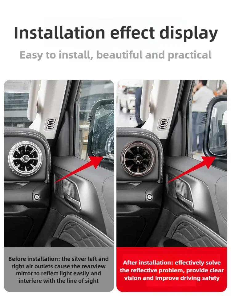for tank 400Hi4t Air conditioning vent light shield anti reflection anti glare durable anti scratch modification accessories