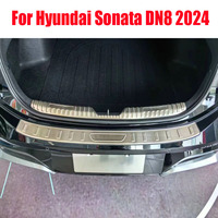 For Hyundai Sonata DN8 2024 Car interior and exterior trunk protection plate made of stainless steel material