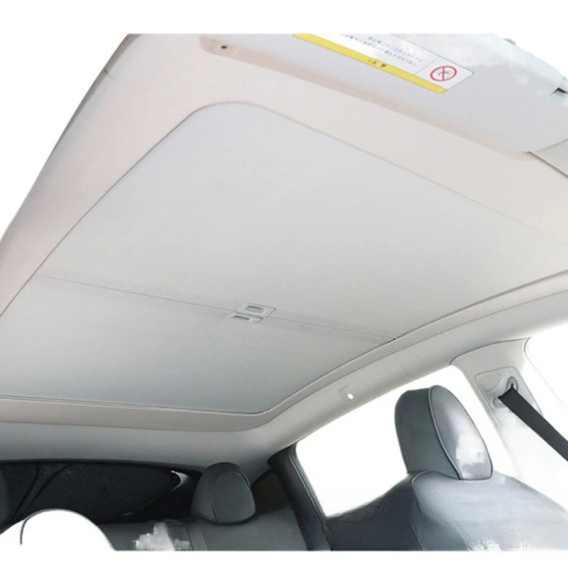 

Suitable for Tesla Model 3/Y canopy telescopic sunshade sun protection and heat insulation sunroof manual