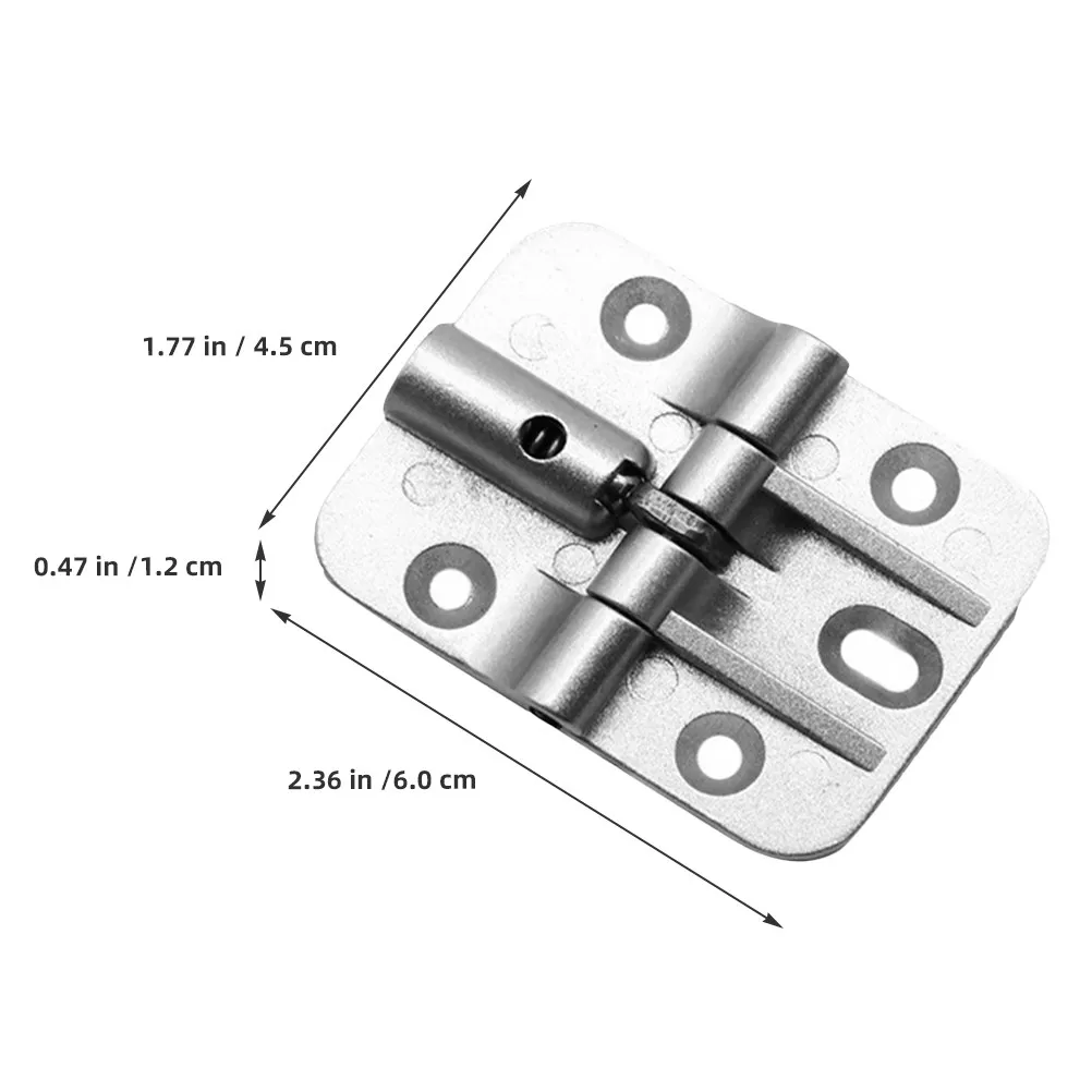 Small Zinc Alloy Folding Table Hinge Wear Resistant Smooth Opening for Furniture Desk Dining Table Cabinet Metal Hinges