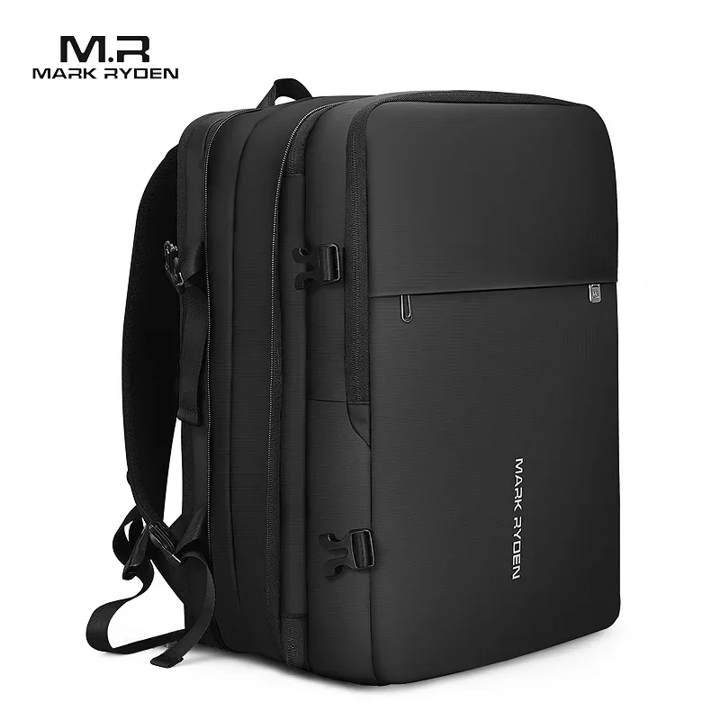 Mark Ryden Man Backpack Fit 17 Inch Laptop USB Charging Multi-layer Space Travel Bag Business Male Anti-Theft Mochila