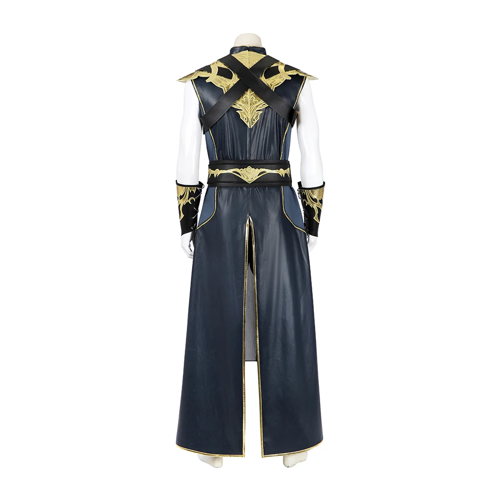 Dark Urge disfraz de juego de Cosplay para hombres adultos, traje de uniforme de batalla de fantasía, Halloween, Carnaval, fiesta, Warlock, bata, trajes