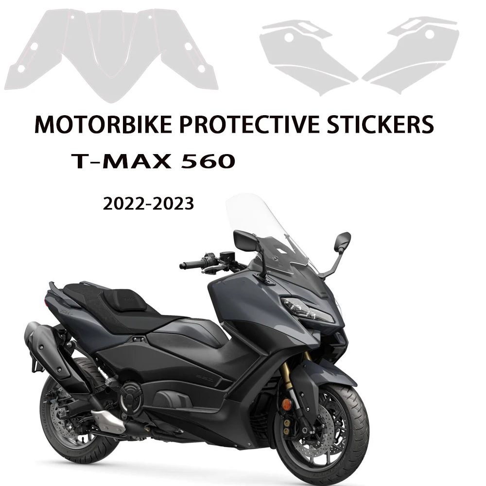 Fits T-MAX 560 PPF Accessories 2022-2024  For Yamaha T Max 560 Paint Protection Film Motorcycle TPU Anti-scratch Film T max 560