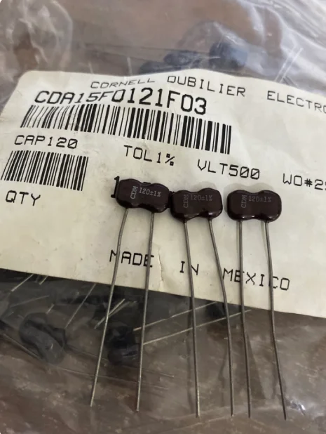20pcs/lot Original American CDM 500V 110PF 1% CDA15FD101F03 silver mica capacitor free shipping