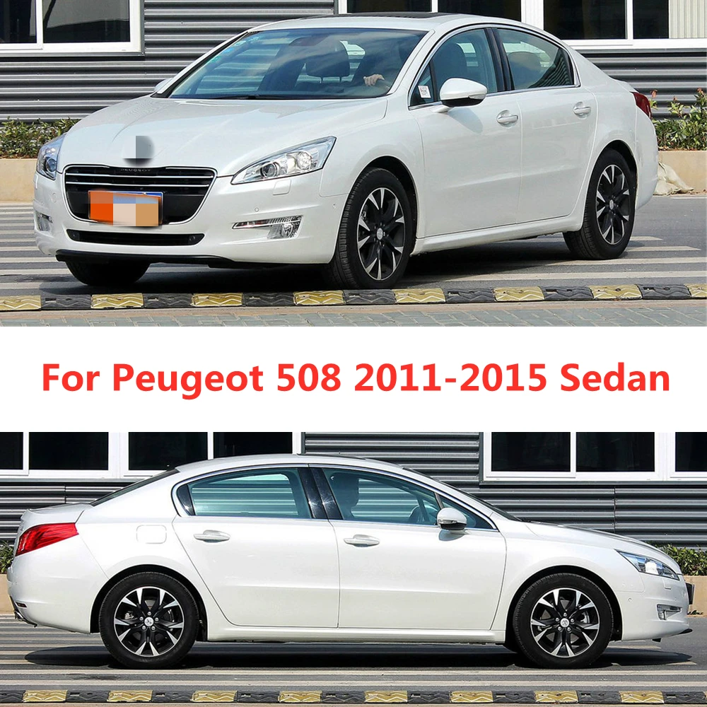 For Peugeot 508 Sedan 2011 2012 2013 2014 2015 Car Door Window Visor Rain Sun Guard Deflector Shade Awnings Shelters Raincoat