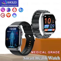 2025 AMOLED Smart Watch ET585 Men ECG Blood Compositoin Health Monitoring Bluetooth Call Women Sports Fitness Tracker Smartwatch