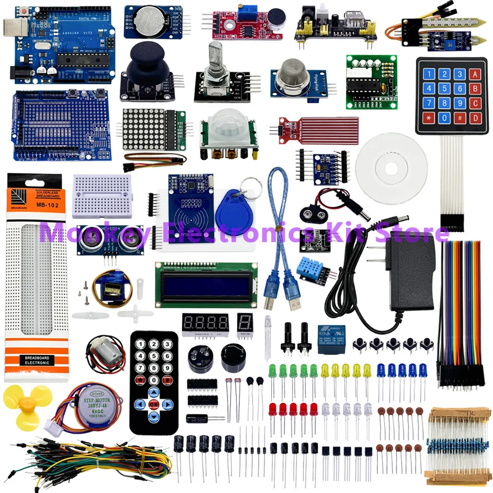 The Most Complete Kit for arduino Uno/R3 Board Programming Project