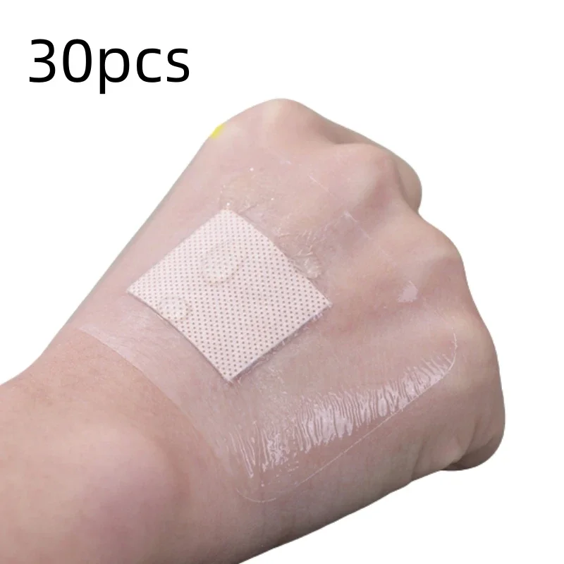 Adesivo impermeável ferida vestir ataduras para ferida cuidados, band-aid, remendo de pele, emplastros respiráveis, tiras médicas, 30pcs pack