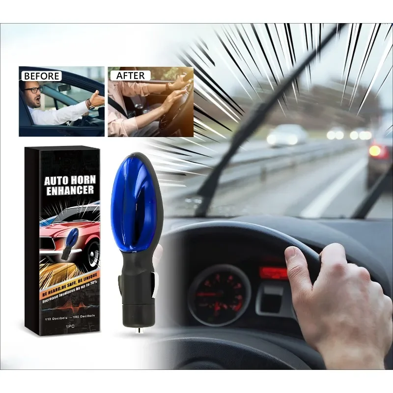 

Loud Alarm Vehicles Horn Loud Signal Waterproof Electric Device Super Loud Air Horn for Automobiles Interior，1pcs