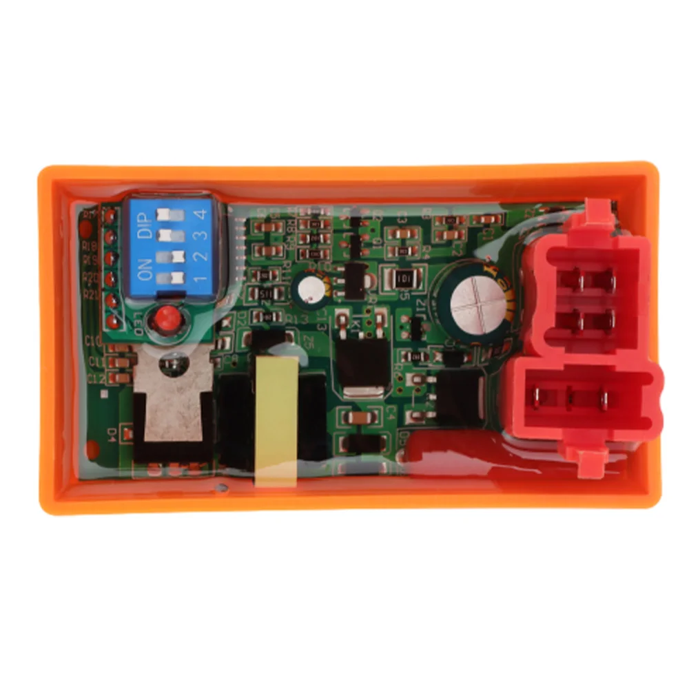 

For BR200RR DT200 Crossmax 250 GY6 150cc RX Z6 6 Pin DC CDI Box With DIP Switch Motorcycle Ignition Accessories