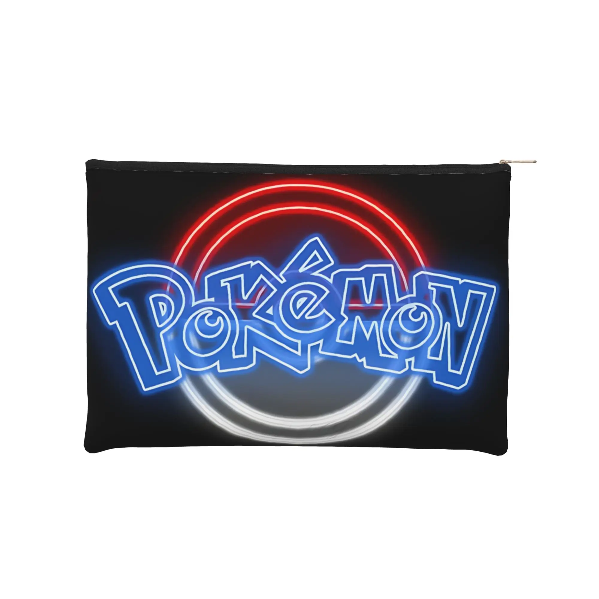 its bag Lightweight Cute pouch POKEMON LOGO Makeup Bag  Toiletry Bag with Zipper Cosmetic Pouch