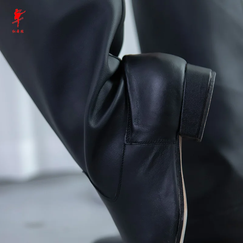 

Red Dance oes 036 Tibetan Dance Boots Men's Dance Boots Leather Boots Men's Dance Footwear Traditional Ethnic Sle