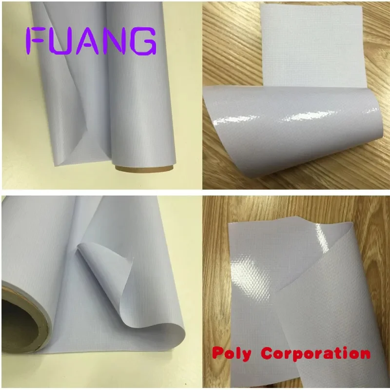 Custom  New arrival Factory price PVC flex rolls for advertising posters and  banner signboard