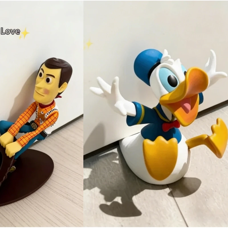 Anime Miqi Tang Lao Ya Door Stop Cartoon Wood Creative Windproof Home Office Anti Collision Door Stop  Toy  Surprise Gift