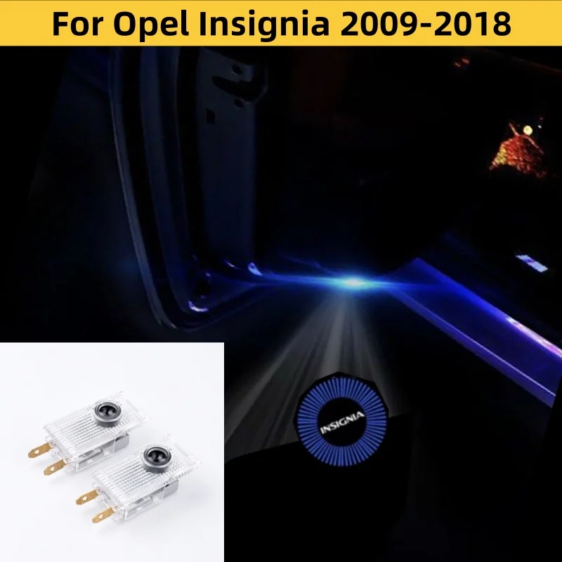 

2PCS Led Car Door Welcome Light For Opel Insignia 2009-2011 2012 2013 2014 2015 2016 2017 2018 LED Decoration lamp Accessories