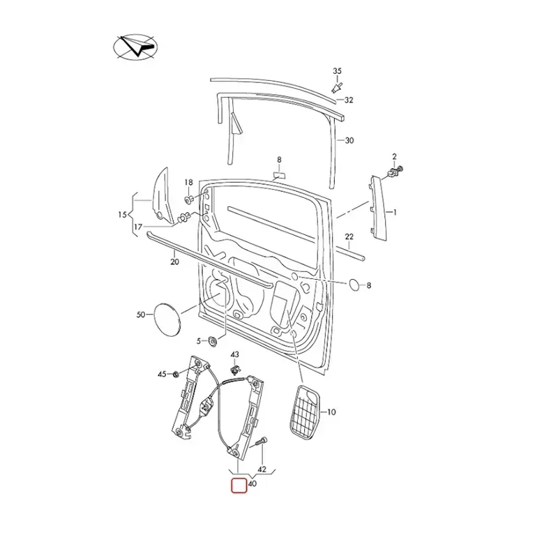 Window Regulator Left Right 7N0837461J 7N0837462J for VW SHARAN 2010-2020 7N0 837 461 J 7N0 837 462 J