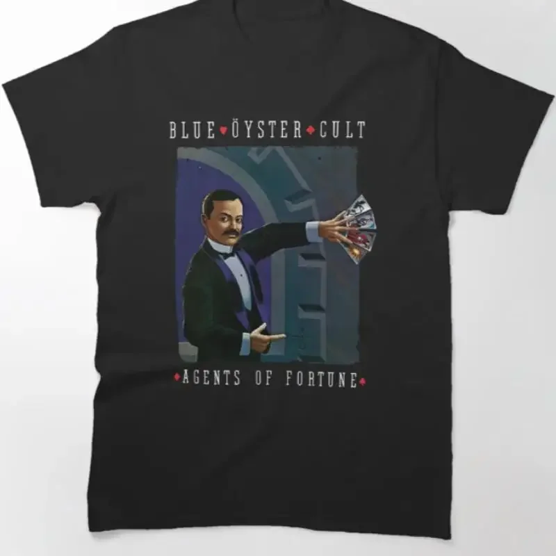 Blue Oyster Cult Agents of Fortune T Shirt Black S 5XL