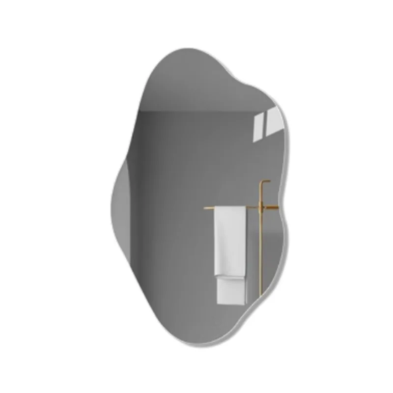 

Irregular wall-mounted mirror, special-shaped i bathroom mirror