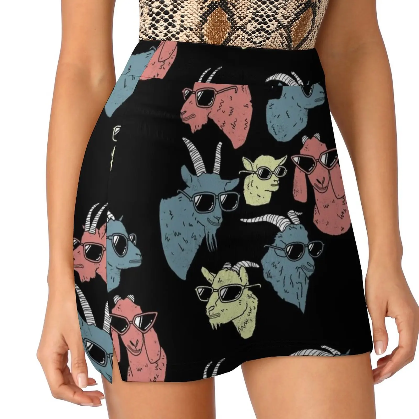 

Goats Skirts Woman Fashion 2022 Pant Skirt Mini Skirts Office Short Skirt Goats Goat Stuff Goat Goat Goat Goat Animal Animal