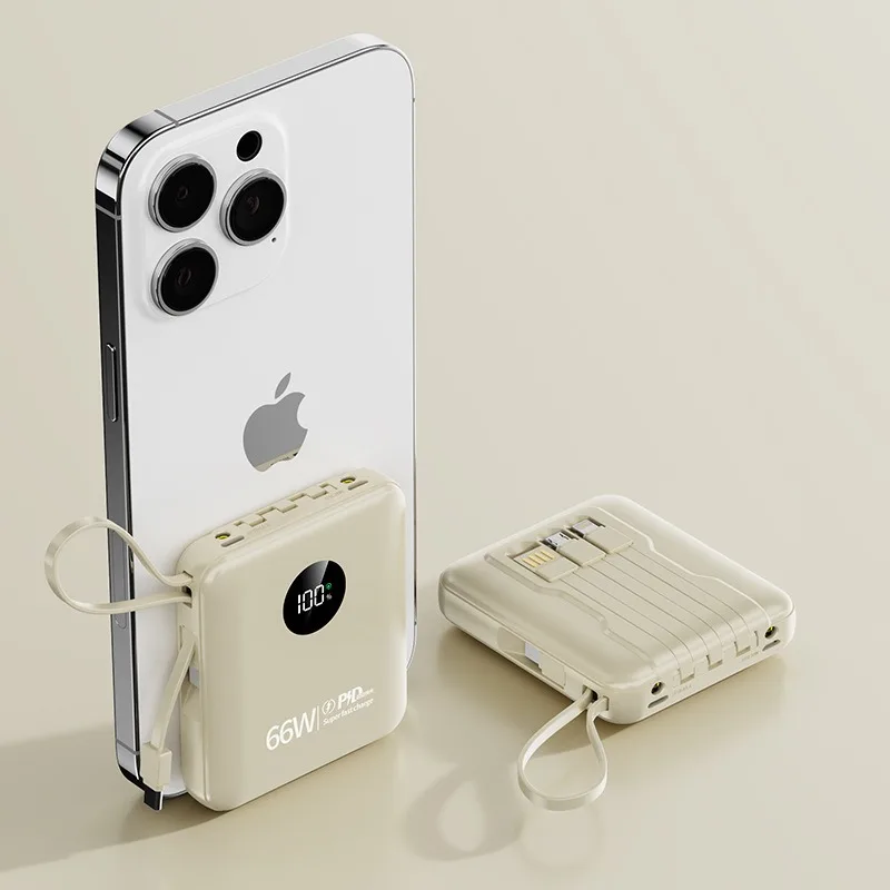 Comes with A Built-in Mini Super Fast Charging 66W Power Bank 10000mAh Large Capacity Portable Power Bank