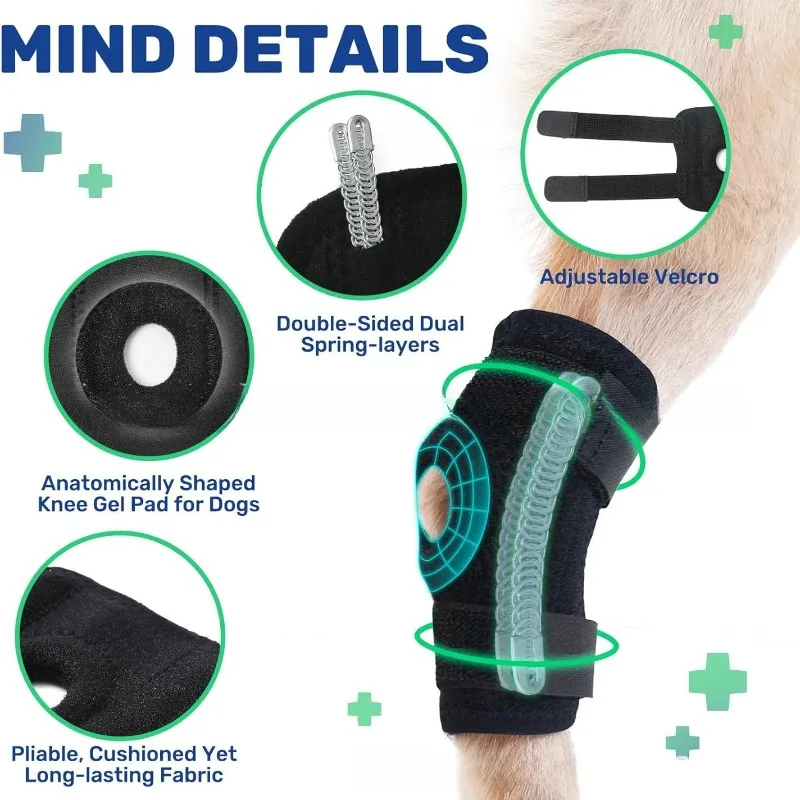 

Leg Protectors for Pets After Leg Injuries Knee Joint Protector Dislocation Support Bracket Dog Knee Pet Products Accessories