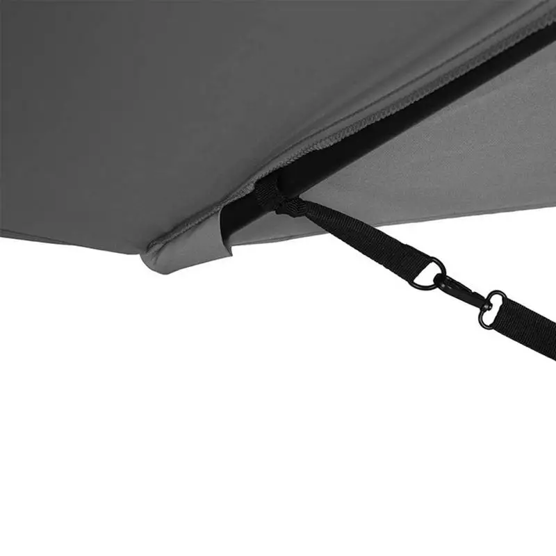 Black Wind Protection Straps Adjustable For Large Cantilever Parasols Wind Lock Weatherproof Fixed Strap For Parasol With Hooks