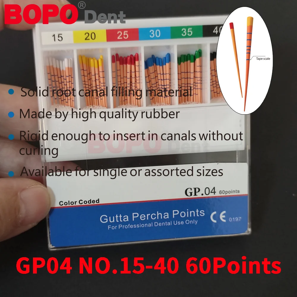 1 Box Dental Absorbent Paper Points Cotton Fiber Tips PP/GP 02 04 06 Taper 15-40# For Dentist Use Dentistry Materials 45-80# f5