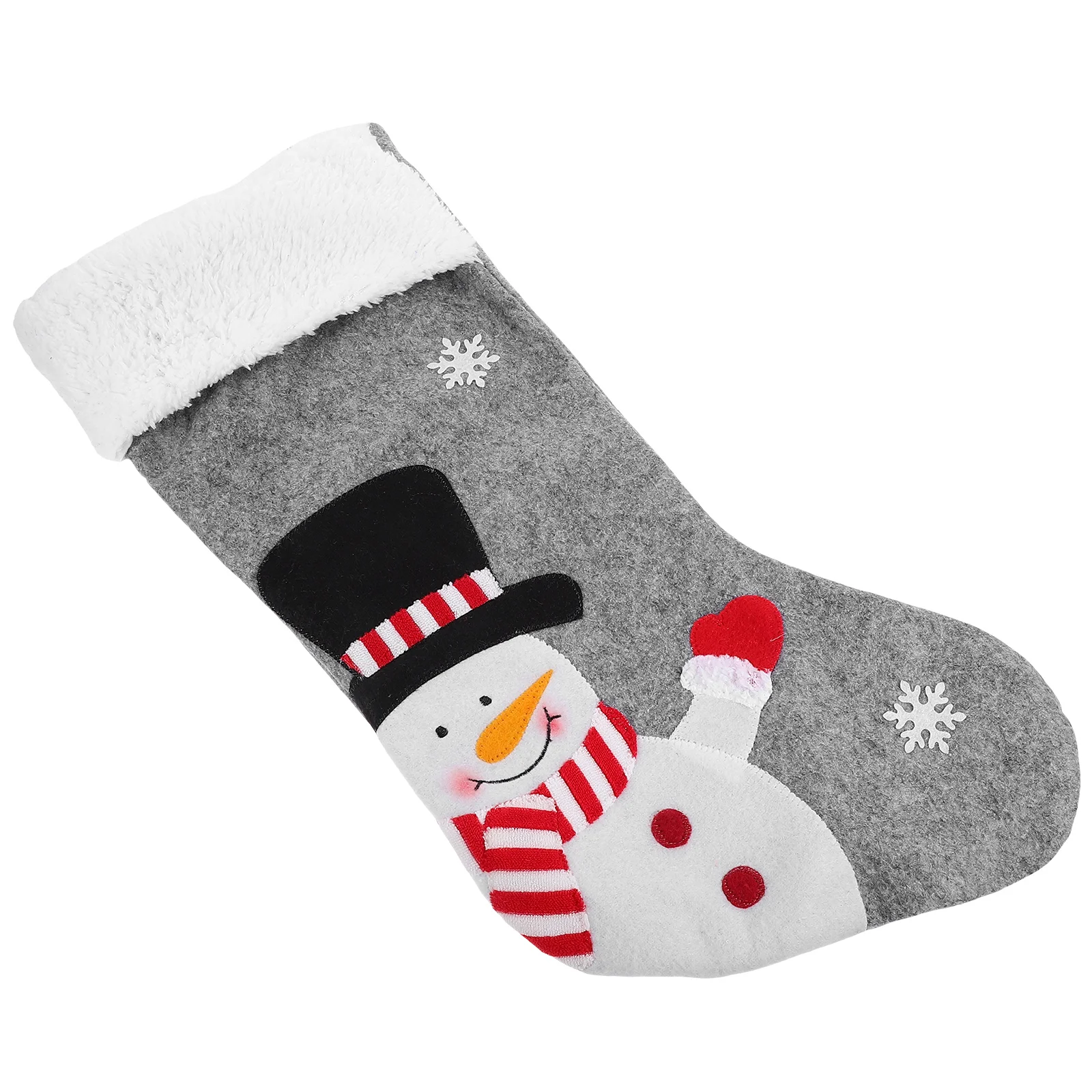 

Christmas Snowman Sock Gift Storage Candy Bag Hanging Decor Christmas Stocking Stocking Bag Tree Hanging Ornament Party Supply