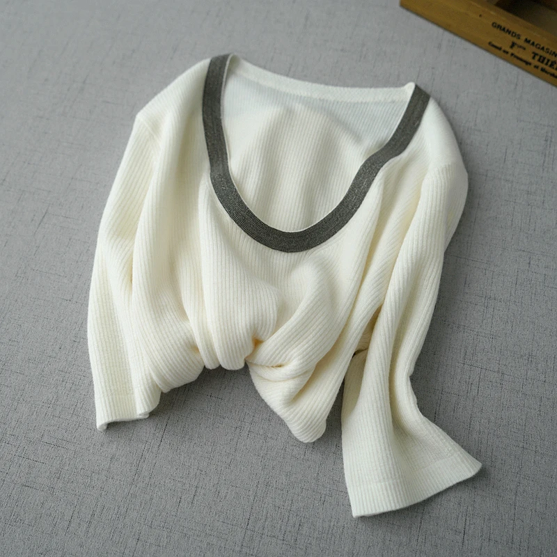 

Autumn Winter Women All-match Japanese Style Mori Girls Comfortable Knitting High Quality Merino Pullover Sweaters