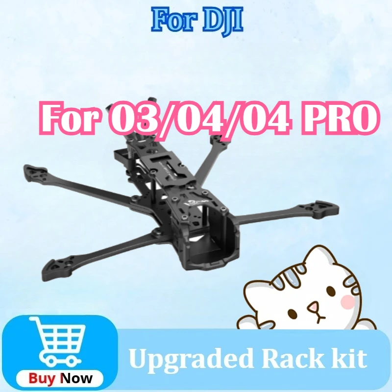 

Upgraded Rack Kit for Flywoo Explorer Replacement for DJI O3/O4/O4 PRO Version for DIY FPV RC Racing Drone Accessories