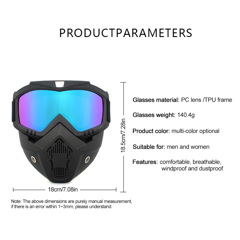 Imagem -04 - Segurança Welder Mask Wrap Around Proteção Resistente a Chamas Welding Goggles Respirável Full Face Soldagem Óculos Motocicleta Goggle