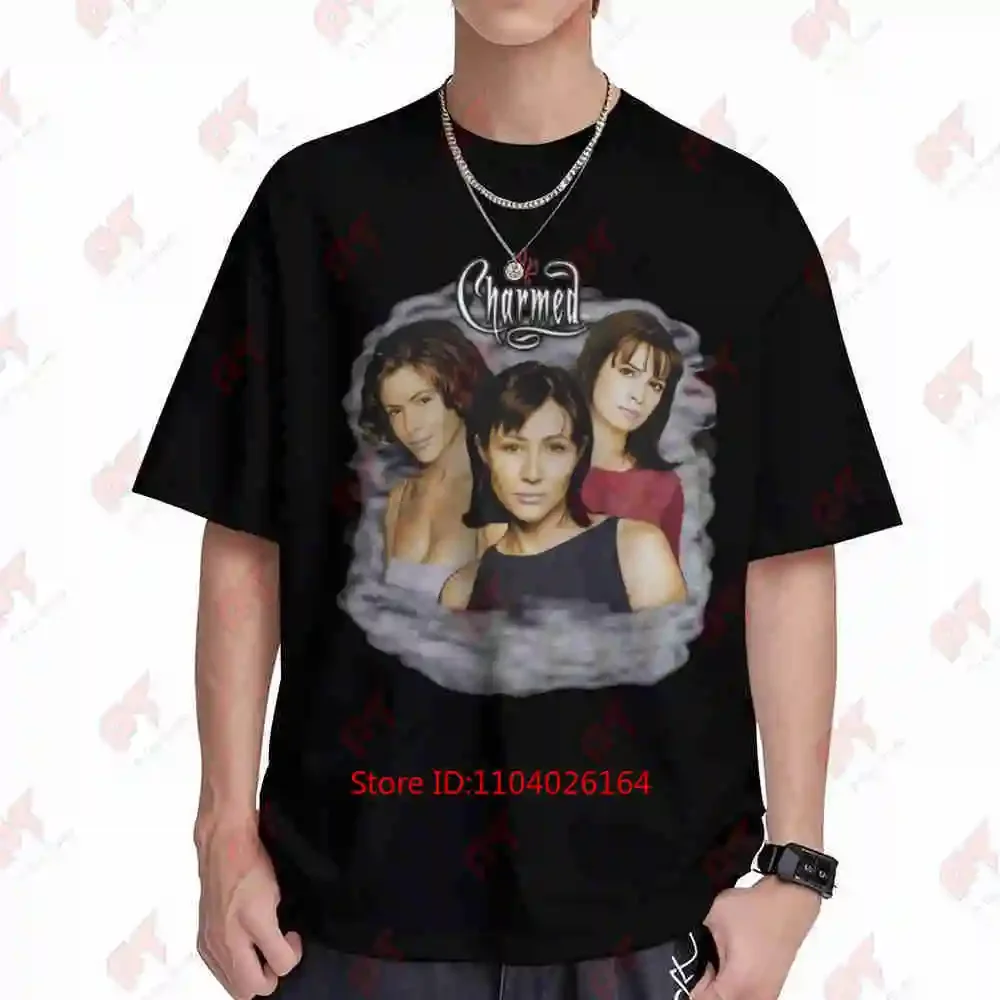 Charmed Black Series Characters Short Sleeve Tee 100% Cotton T-Shirt
