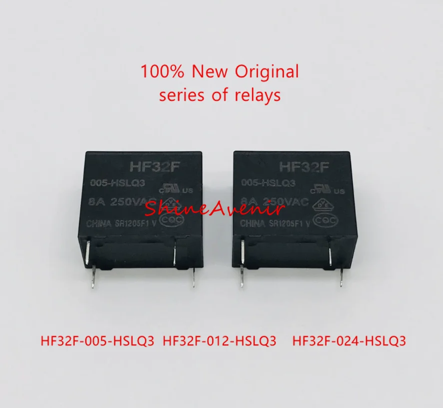 15pcs HF32F-005-HSLQ3  HF32F-012-HSLQ3  HF32F-024-HSLQ3  HRS4H-S-DC5V  HRS4H-S-DC12V  HRS4H-S-DC24V  100% original relay