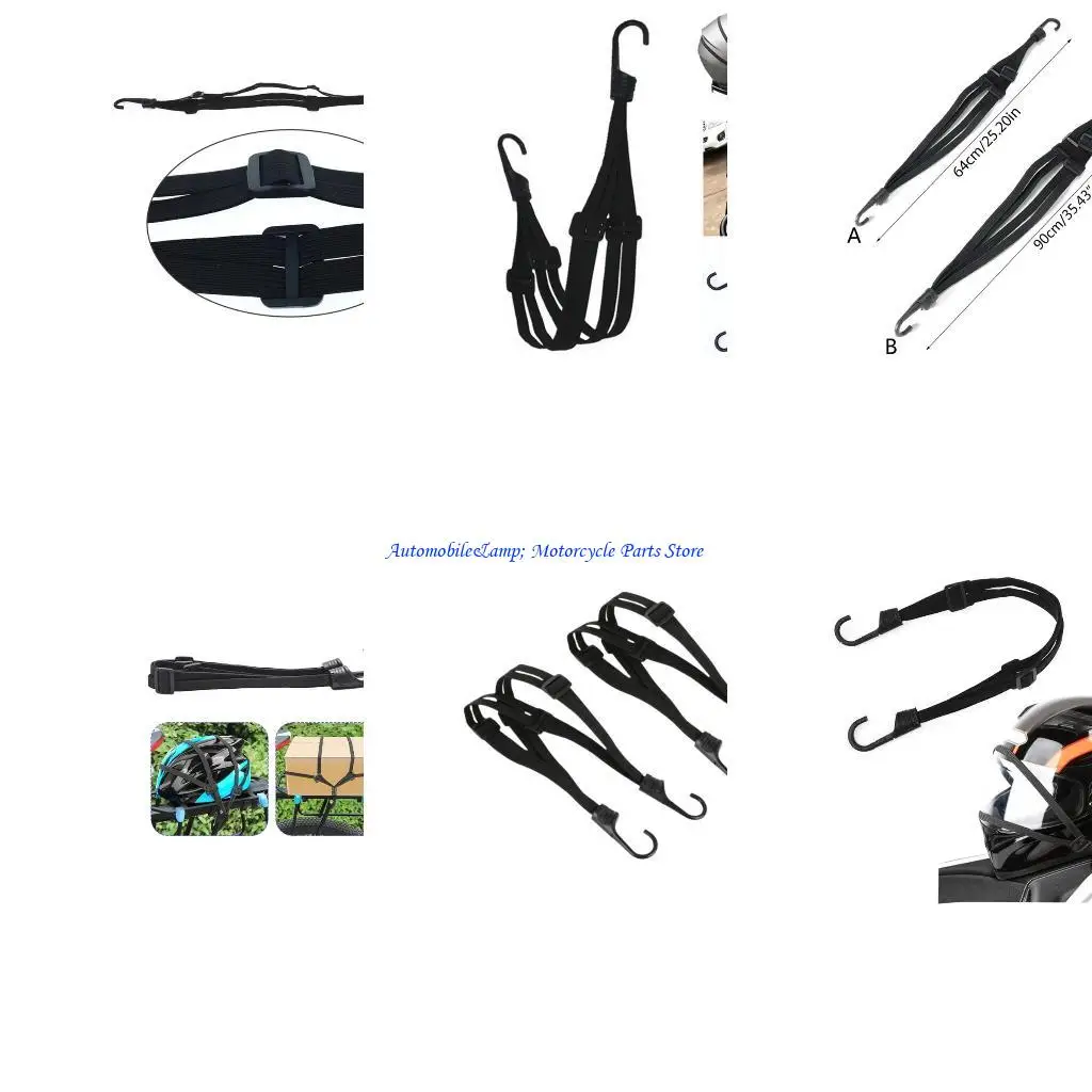 

H7BD 2 штуки багажные ремешки веревка 60-170 см. Регулируемые велосипеды для натяжения ремня натяжения ремня с помощью крючков