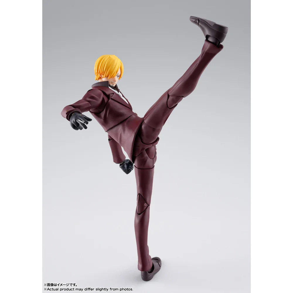 In Stock Original Bandai SHFiguarts One Piece The Raid on Onigashima Sanji Action Figure Genuine Anime Model