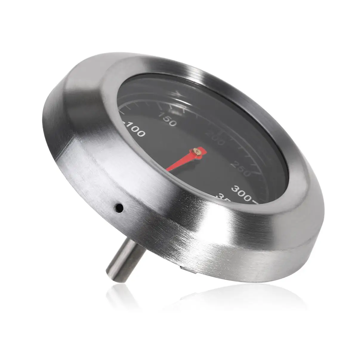 Stainless Steel Waterproof Smokeproof Grill Thermometer BBQ Oven Temperature Gauge Smoker Pit Barbecue Easy Install Drilling