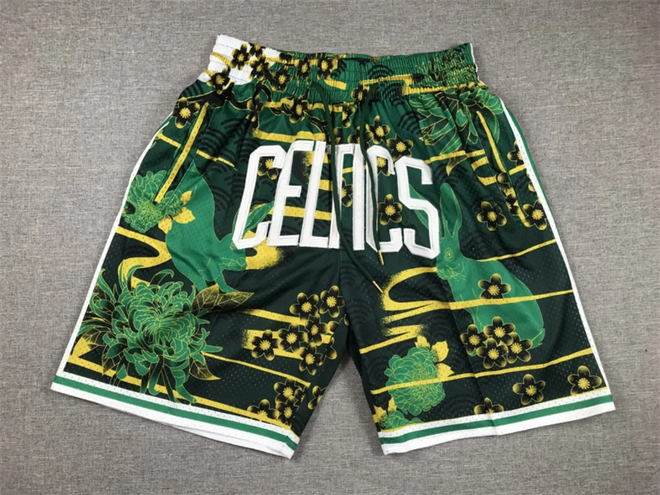 Fashion Pocket Kids Shorts Printed Cool Sports Basketball Pants Casual Training Drawstring Children Daily Spring Summer