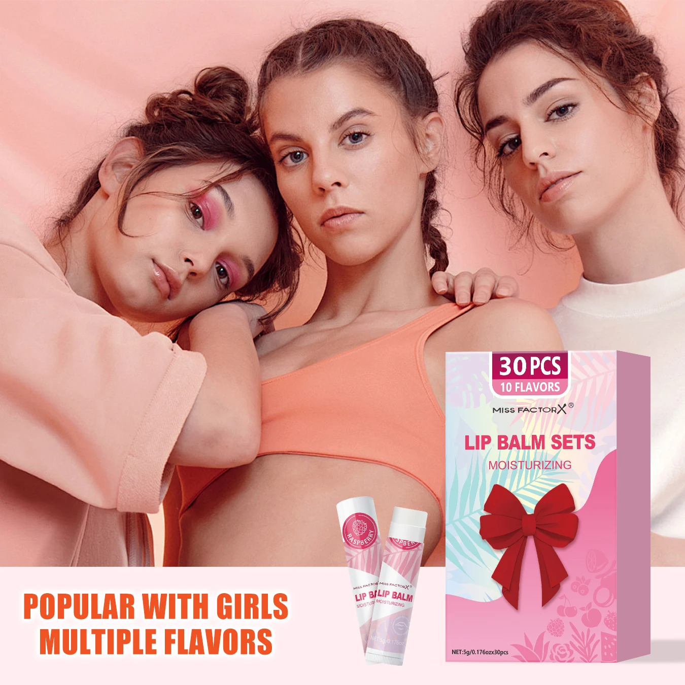 مجموعة أحمر شفاه 30 قطعة/صندوق، ترطيب الشفاه، مرطب، ناعم، رقيق، ناعم، لامع حصريًا للنساء، الخيار الأفضل