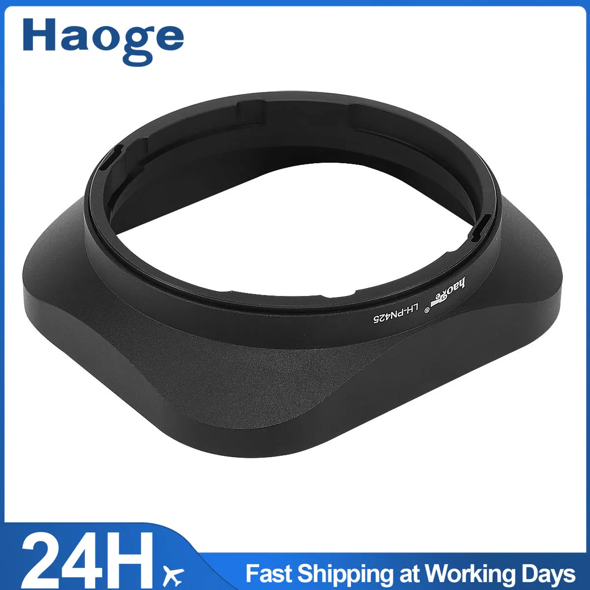 Haoge osłona przeciwsłoneczna metalowy kwadratowy bagnet do obiektywu SIGMA 90mm f2, 8 DG DN