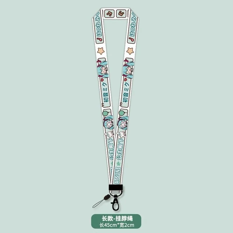 Novo Lanyard de Hatsune Miku para Celular e Chaves, Acessório de Filme e Televisão, Lanyard Antiperda, Presente por Atacado