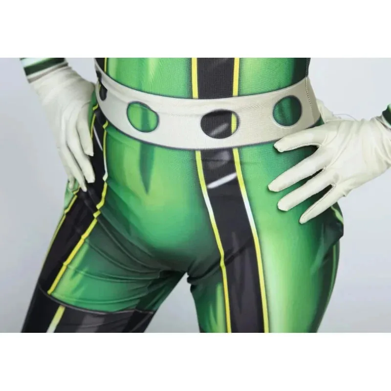 aa Bear House 002, высококачественные костюмы для косплея с 3D принтом Boku no Hero Academia Froppy Pro Tsuyu Asui Zentai, боди/WAT99 ★ ★