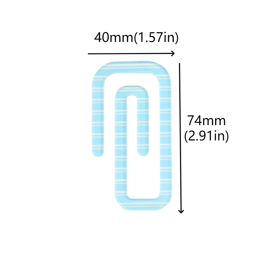 Paper Clip Colored Document Binding Note Clips Bookmark Office Supplies