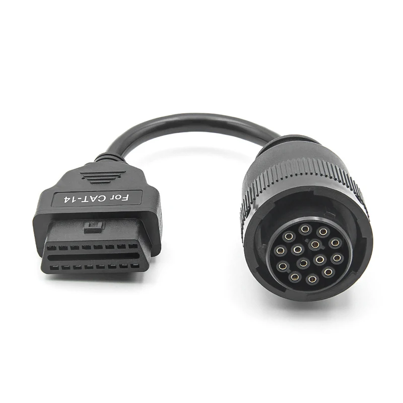 Cat ETアダプター、Carter ET3トラックアクセサリー用14ピンから16ピンOBD2ケーブル