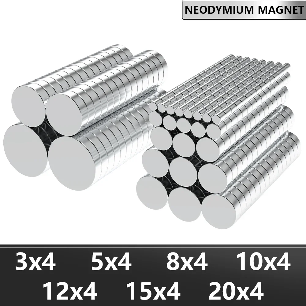 10X4MM N35 Super Strong Neodymium Magnet Round NdfeB Powerful Permanent Magnetic imanes  Magnents Refrigerator Magnet