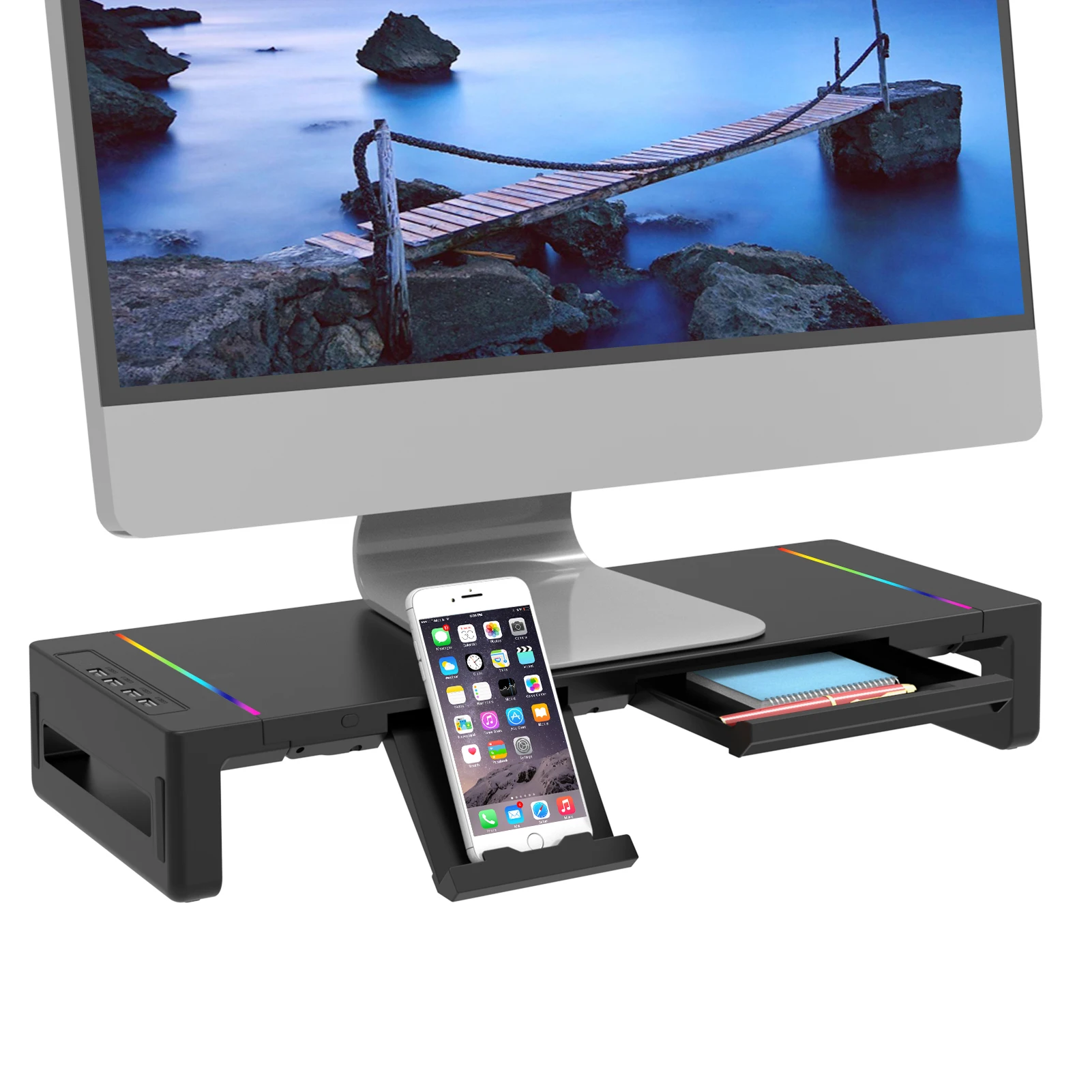 monitor-stand-desk-monitor-stand-riser-with-rgb-usb-20-hub-lightweight-sturdy-abs-material-monitor-desk-shelf